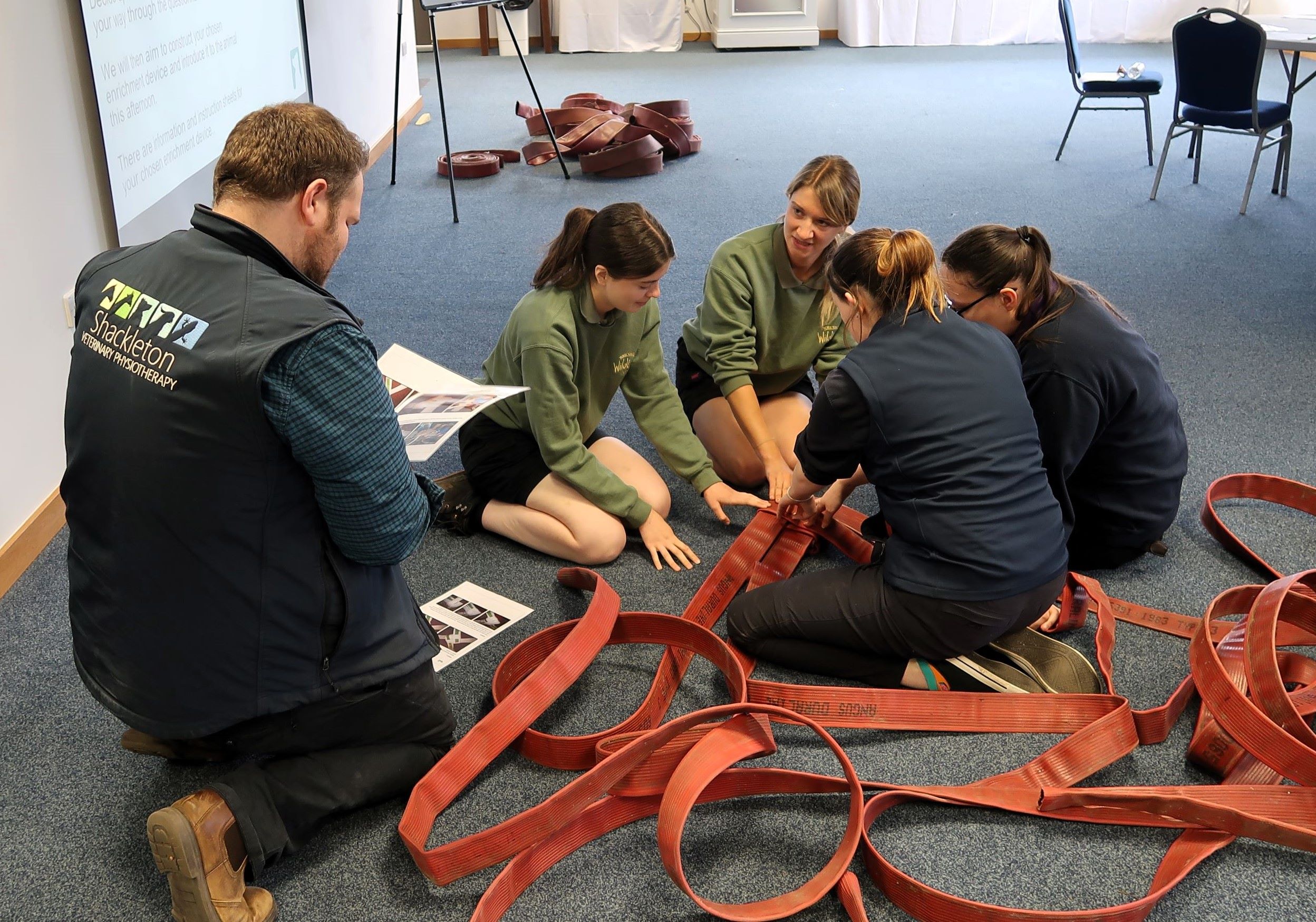 A Leading Light in Animal Therapy Held a Workshop for Students and Zookeepers at a Popular Wildlife Park