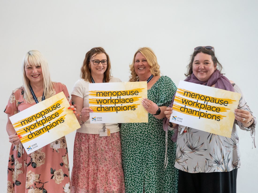 College Staff Become Menopause Champions