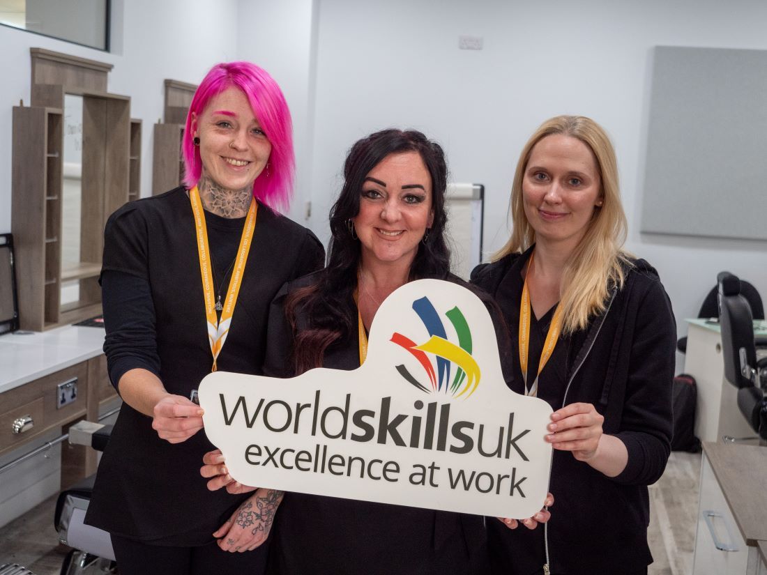 Trio of Hairdressing Learners Compete in WorldSkills Regional Finals