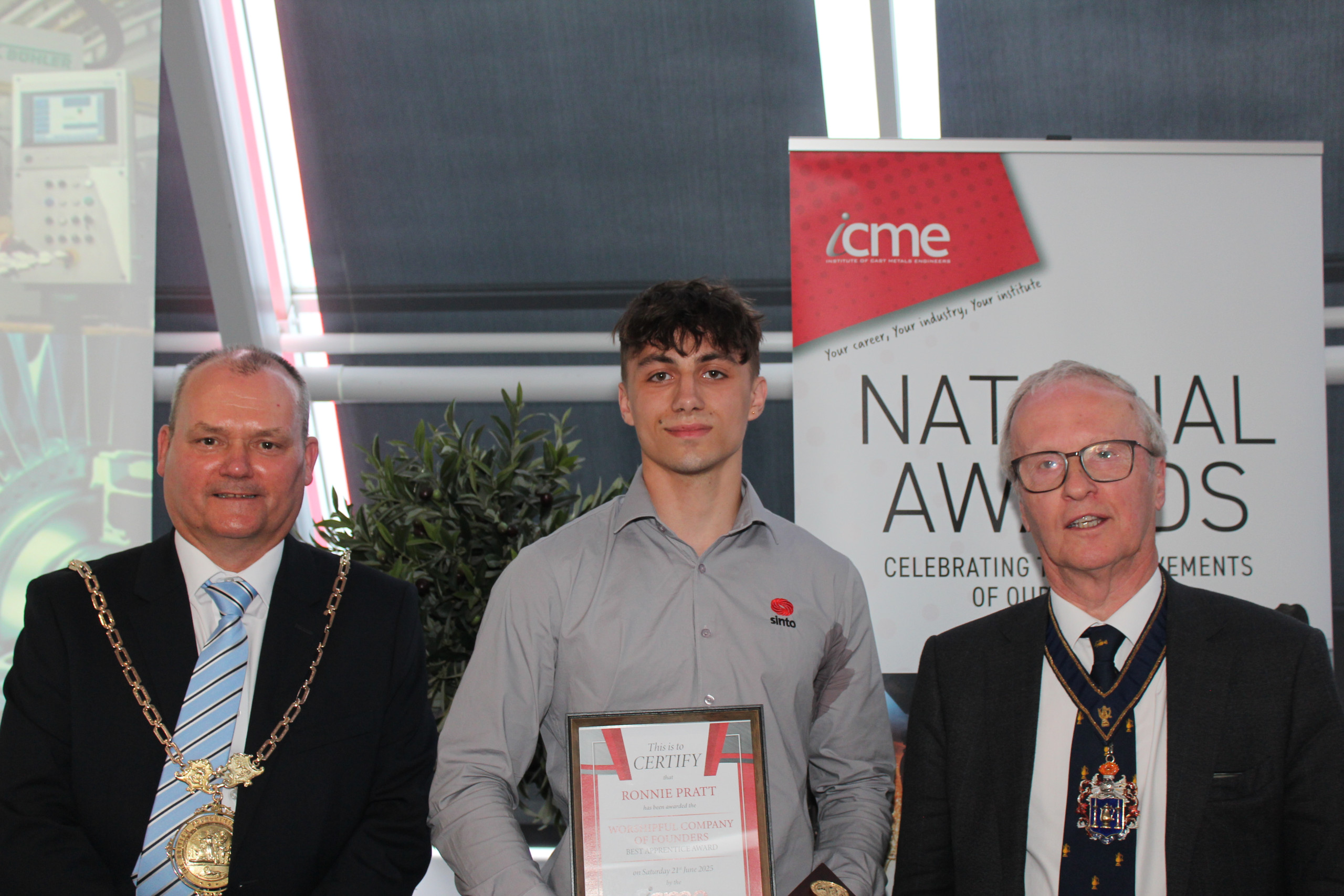 Peterborough College Apprentice Wins National Best Apprentice Award from ICME