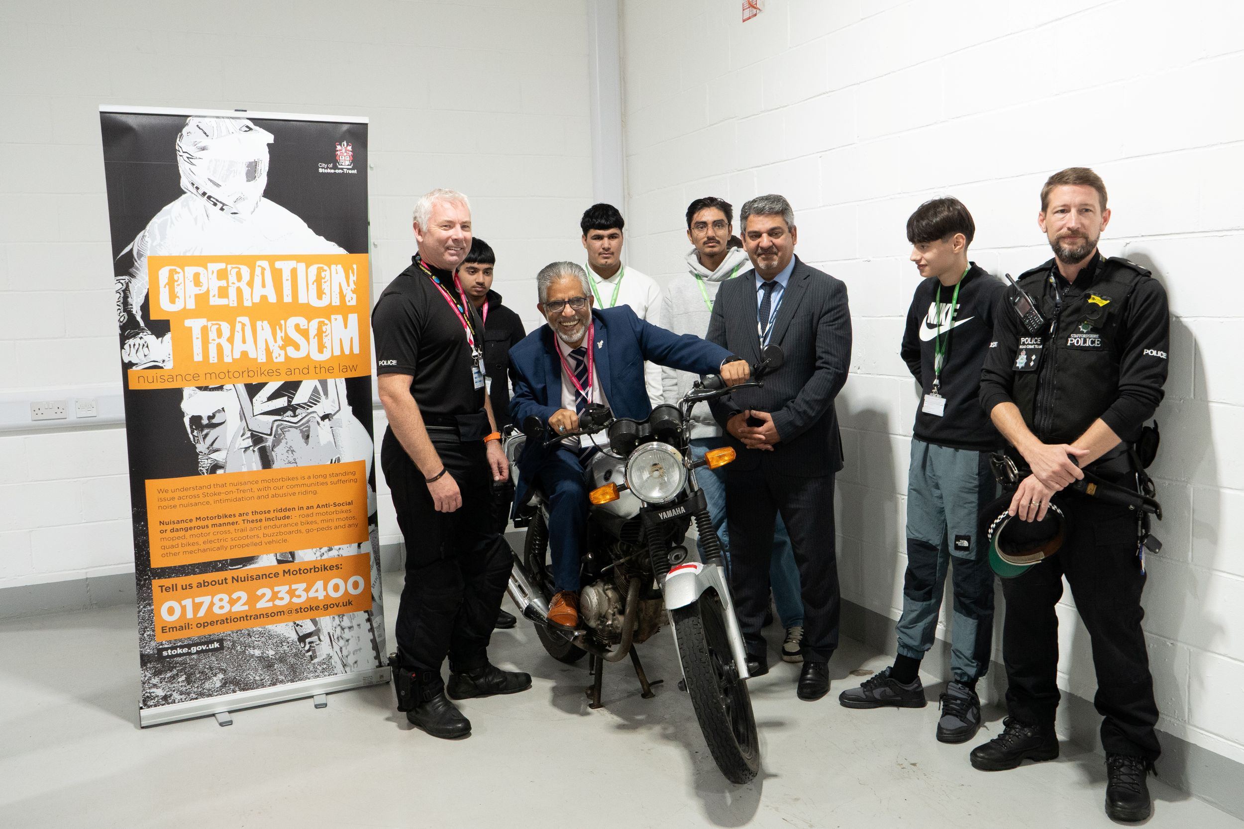 College Learners to Reap the Benefits of Donated Bike from Staffordshire Police