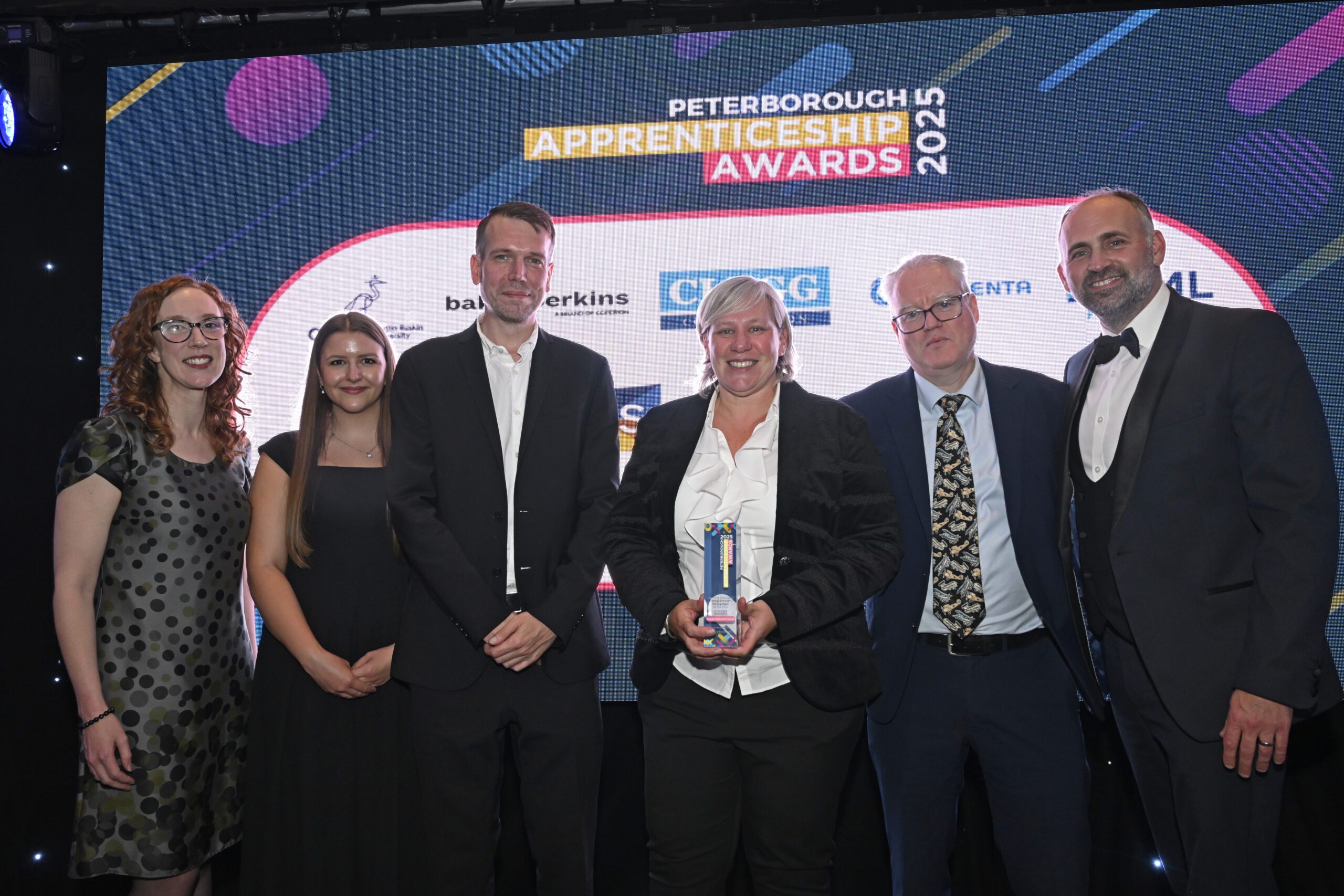Inspire Education Group Wins Training Provider of the Year at the Peterborough Telegraph Apprenticeship Awards 2025